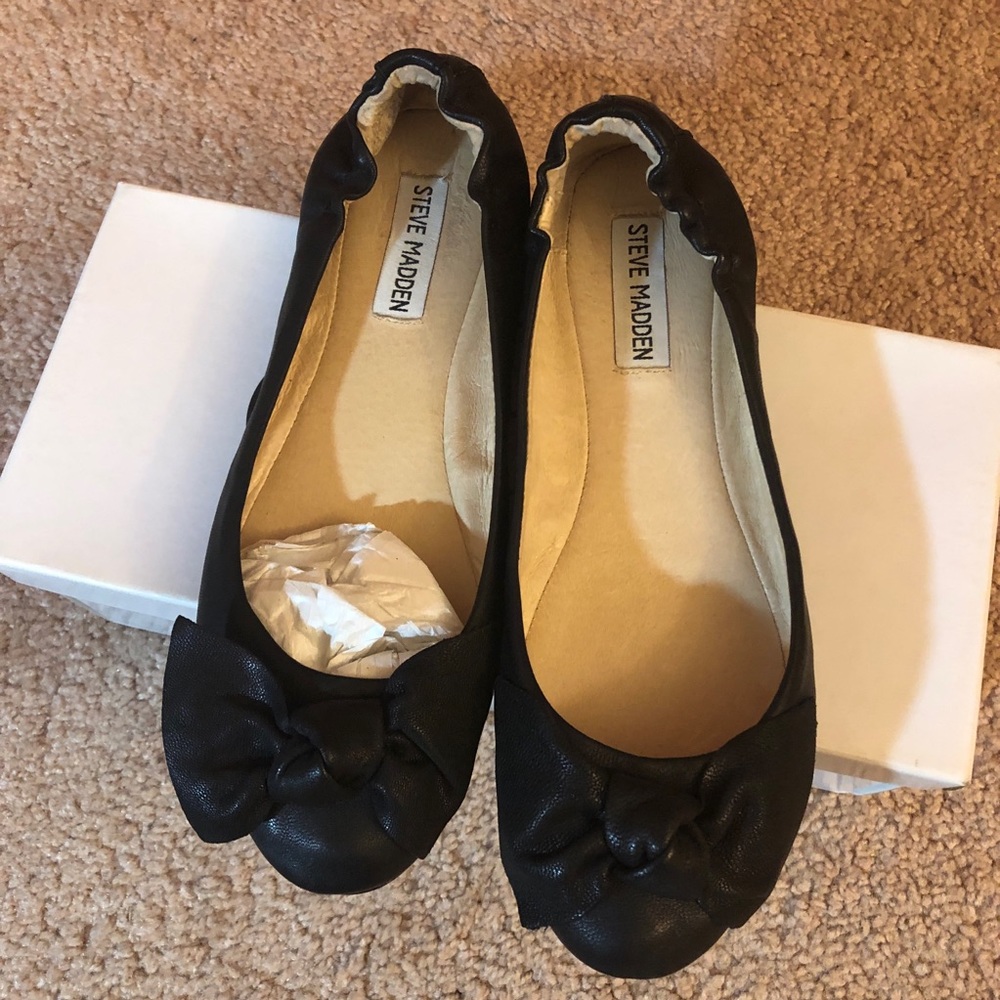 Worn once steve madden ballet flats